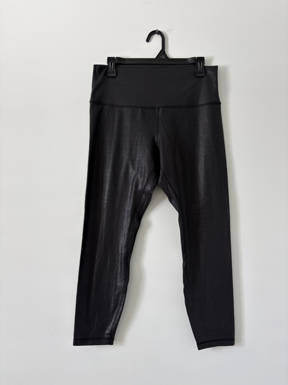 Lululemon Align High Rise Pant Leggings Shine Radiant Foil Print 25in Black 12